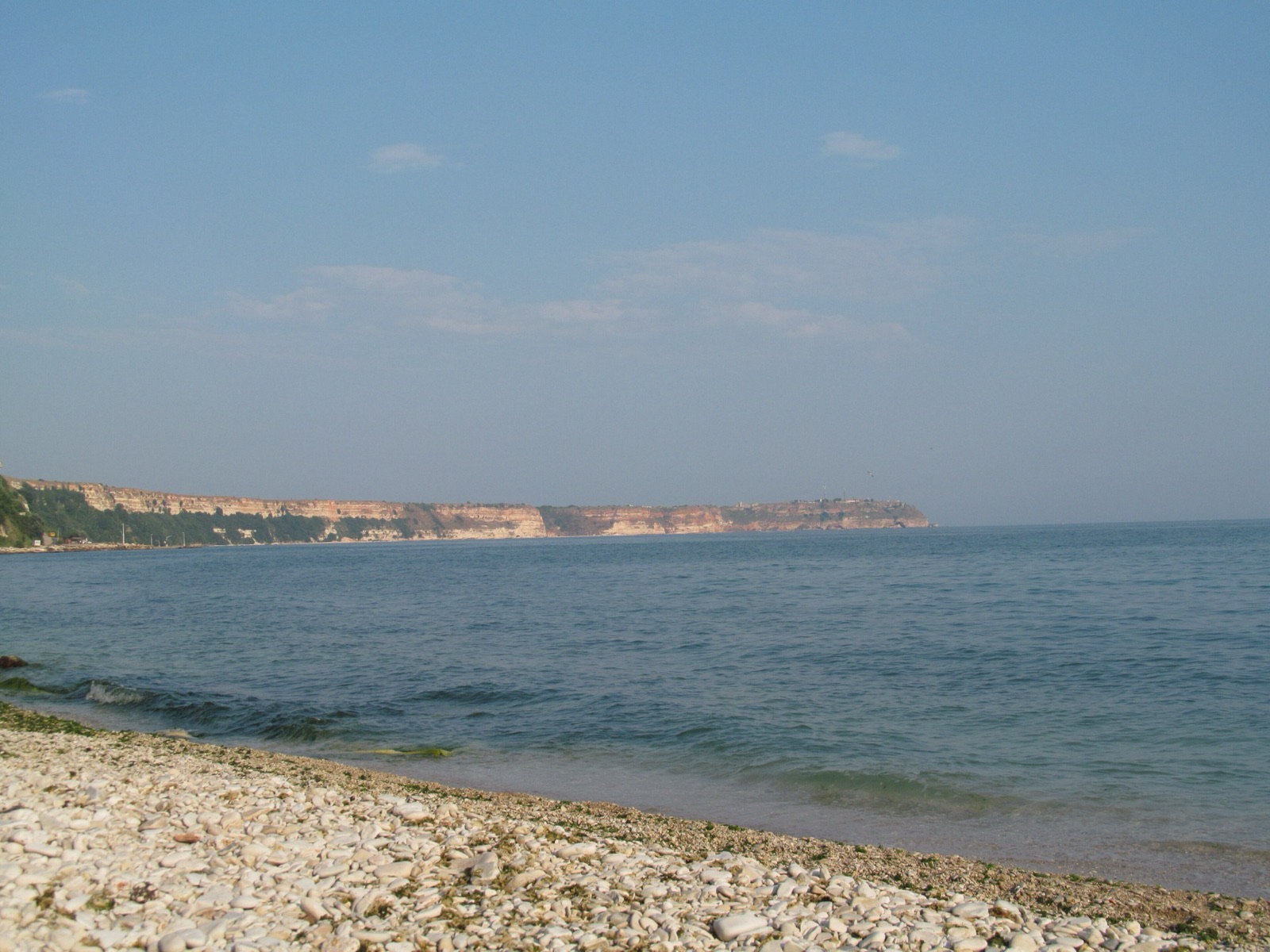 El cabo Kaliakra, en la costa búlgara del mar Negro, cerca de donde fue atacado el barco.