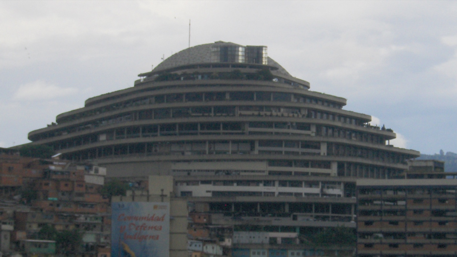 El Helicoide, en Caracas, sede del Servicio Bolivariano de Inteligencia Nacional (SEBIN).