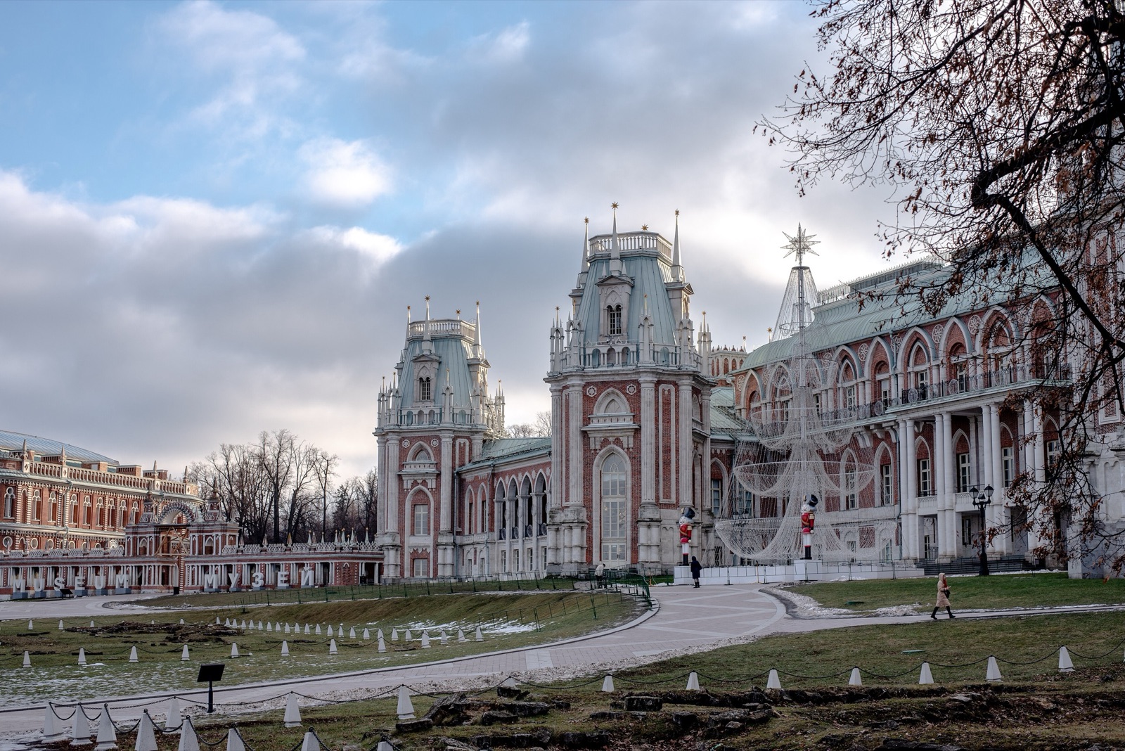 El Gran Palacio de Tsaritsyno, en el sur de Moscú, en una imagen de archivo de enero de 2020.
