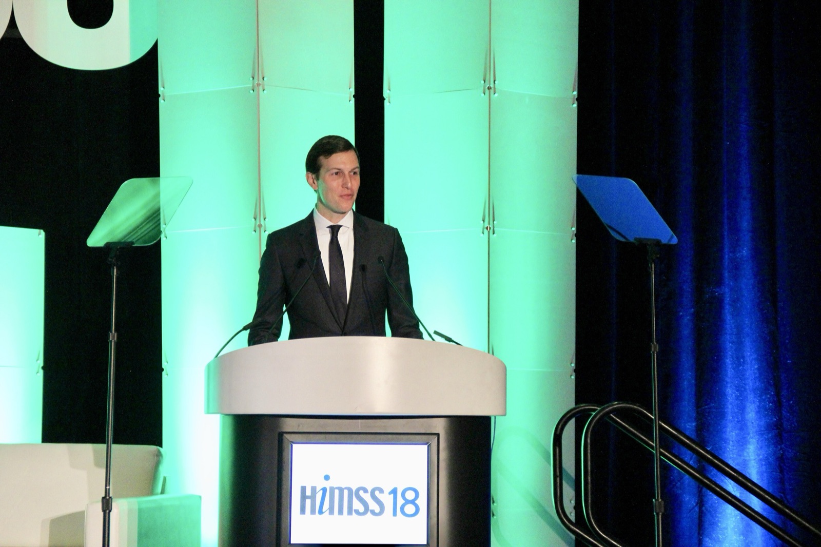 Jared Kushner durante una conferencia en Las Vegas en marzo de 2018, la época en que, según el libro, era vigilado (imagen de archivo).