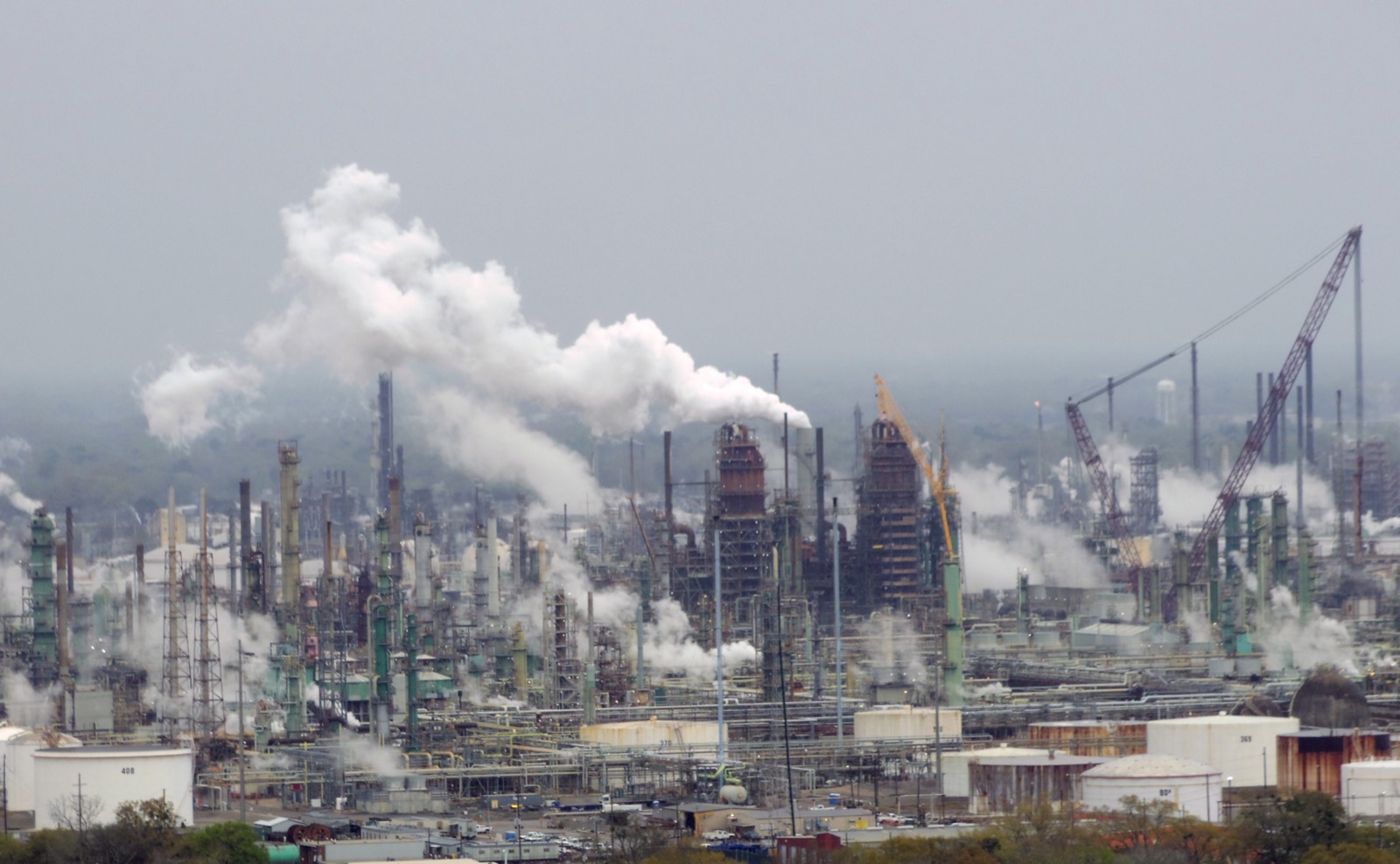 Refinería de ExxonMobil en Baton Rouge, Luisiana (Estados Unidos).