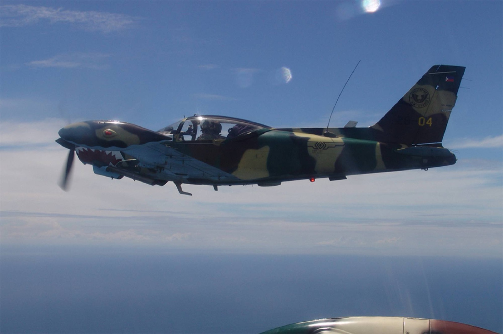 Un avión de entrenamiento SIAI-Marchetti SF-260, el mismo modelo que se accidentó en Batangas (foto de archivo).