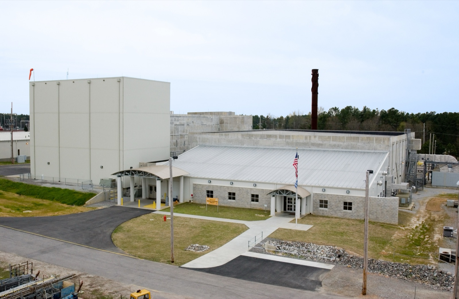 La instalación de extracción de tritio del Savannah River Site, en Carolina del Sur, en 2011.