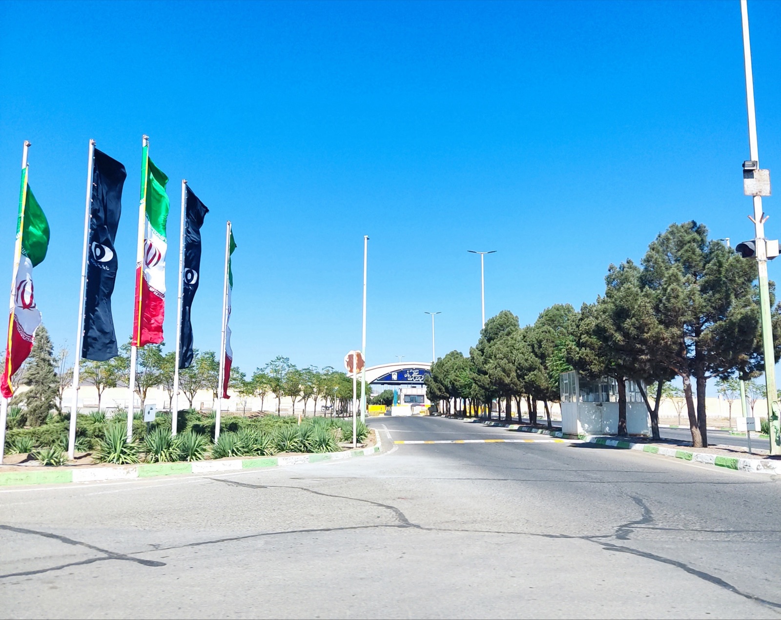 Entrada al complejo nuclear de Natanz, en Irán, en 2022.
