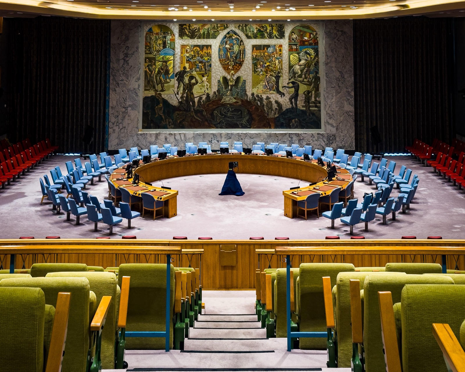 Sala del Consejo de Seguridad en la sede de las Naciones Unidas, en Nueva York (imagen de archivo).
