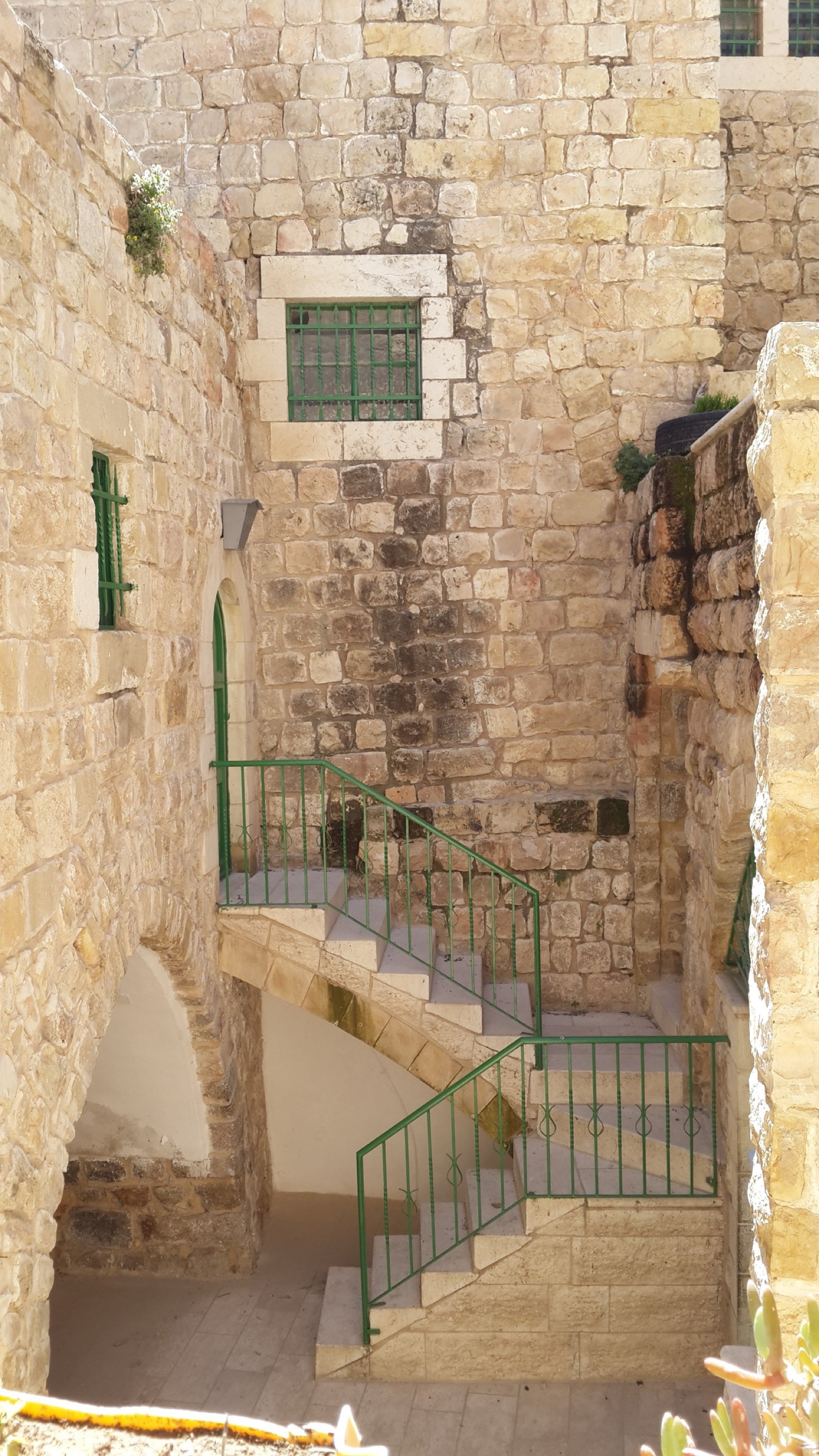 Casas de piedra en el casco antiguo de Hebrón, en la Cisjordania ocupada.
