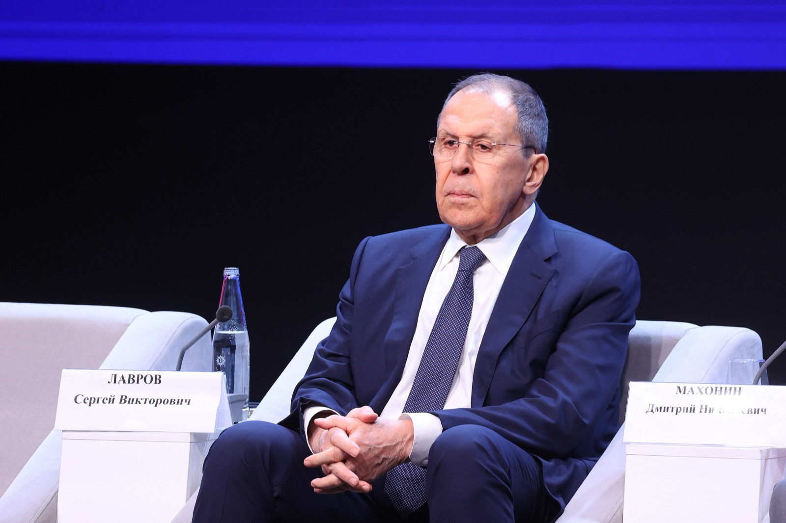 El canciller ruso Serguéi Lavrov, en mayo de 2025.