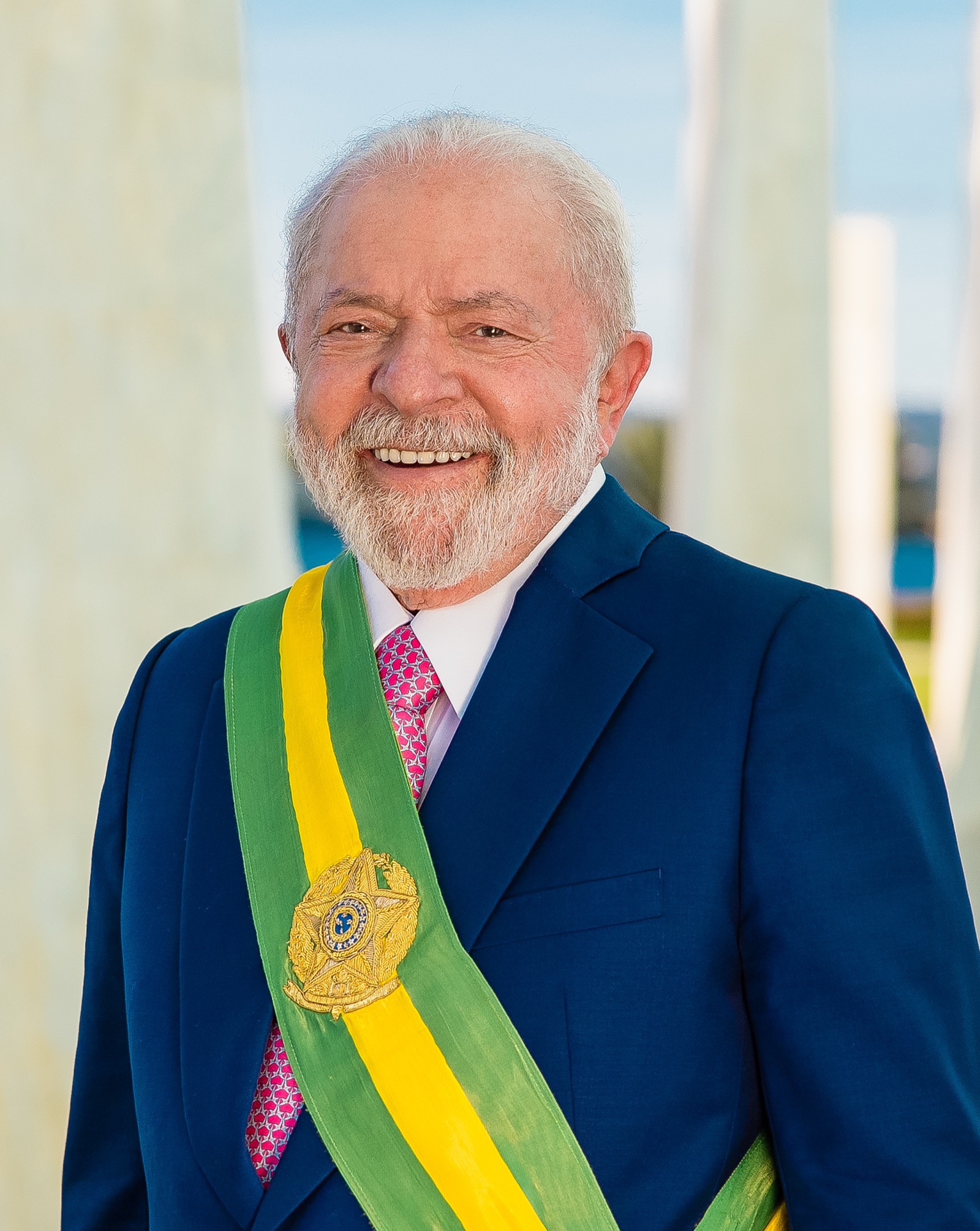 Luiz Inácio Lula da Silva en su retrato oficial como presidente de Brasil, en febrero de 2023.