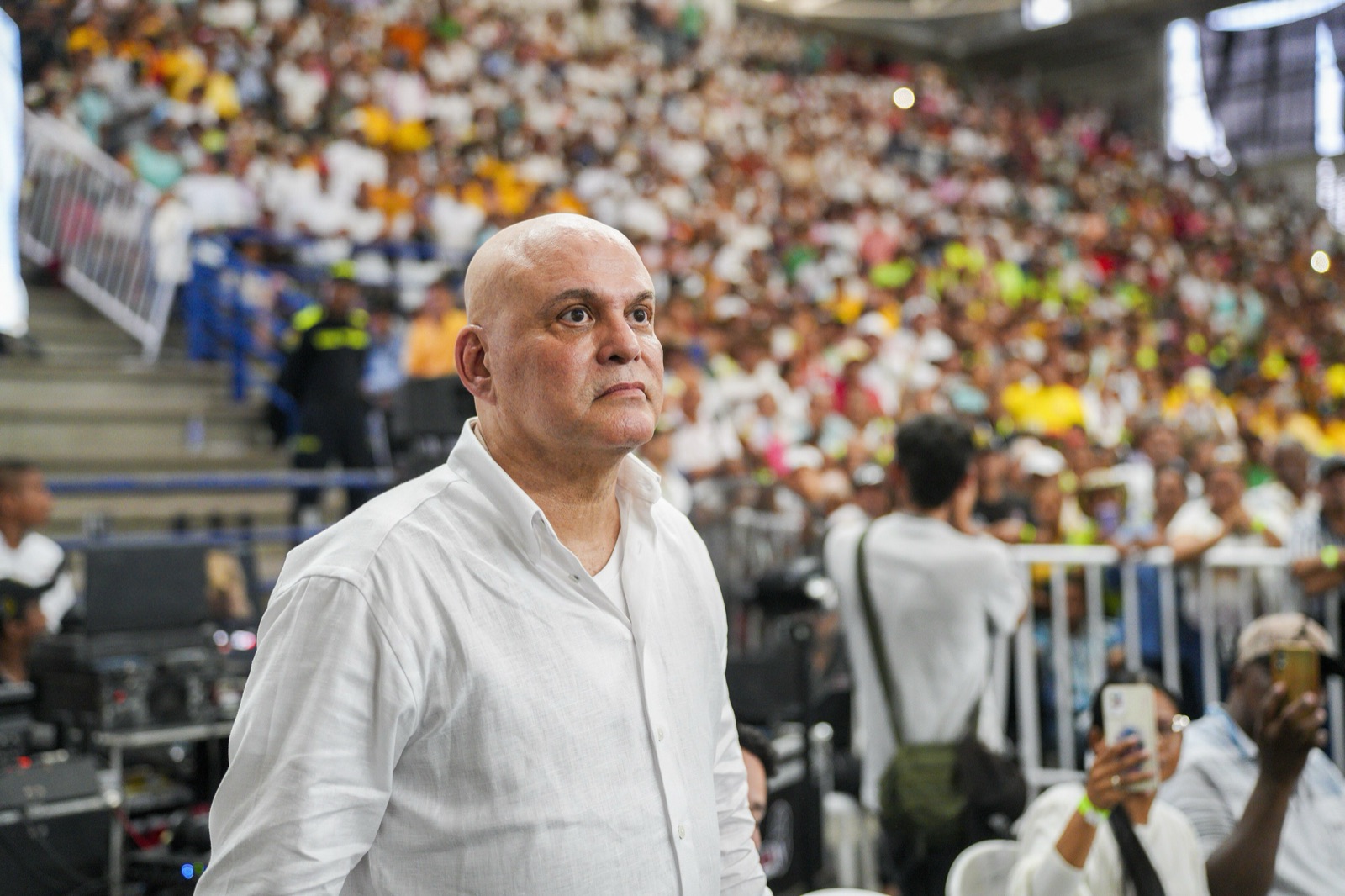Salvatore Mancuso durante un acto en Montería, en octubre de 2024.