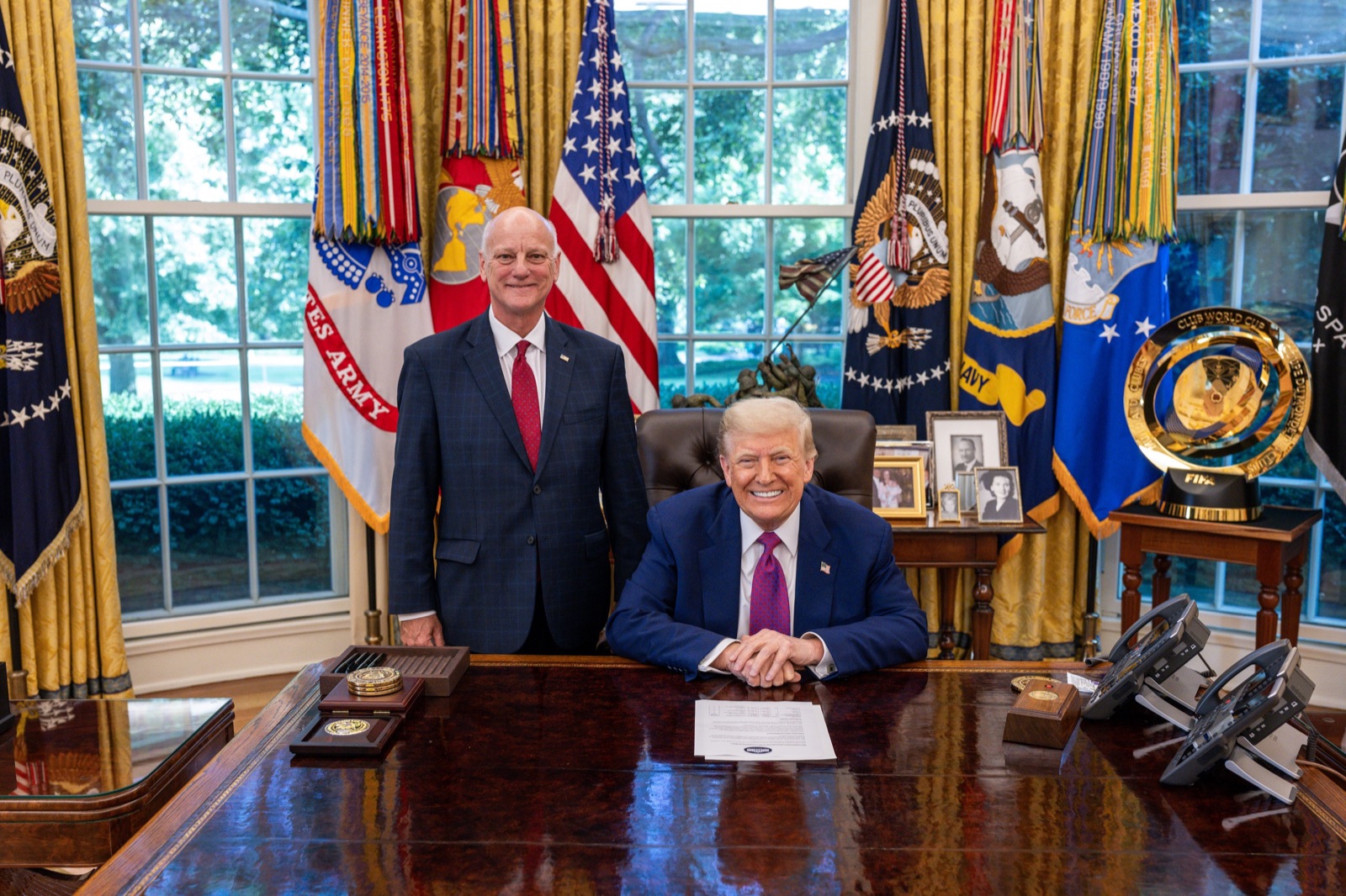 Donald Trump en el Despacho Oval de la Casa Blanca (imagen de archivo, 2025).