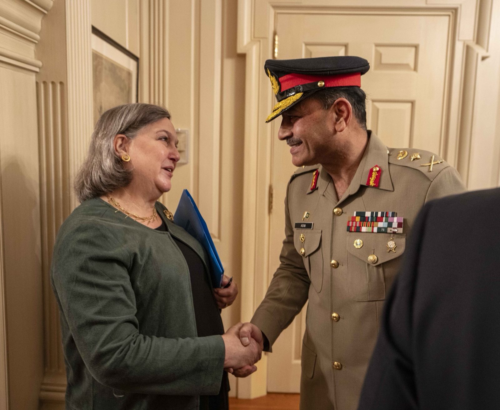 Asim Munir, jefe del Ejército de Pakistán, en una reunión con el Departamento de Estado de EE. UU. (imagen de archivo).