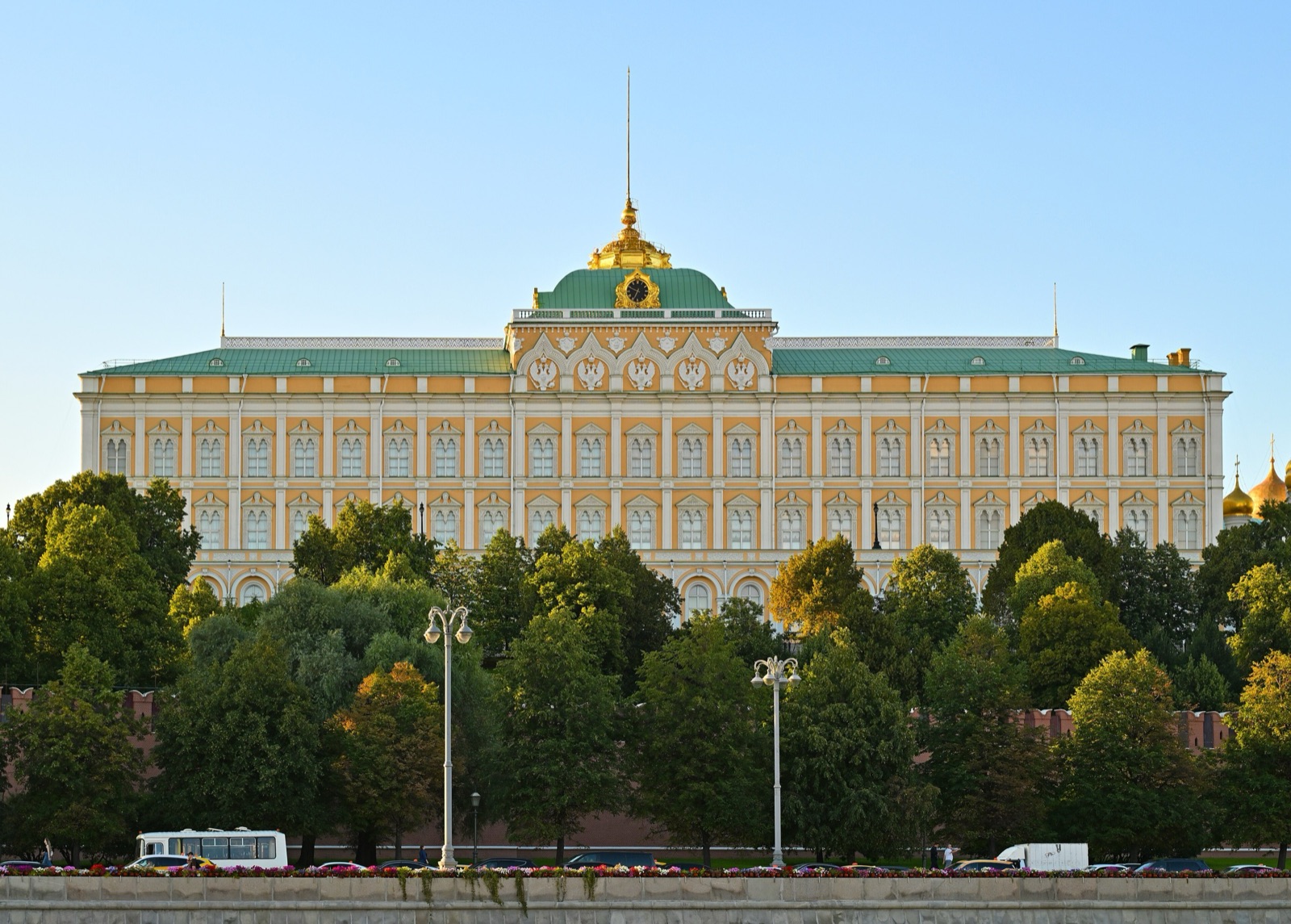 El Gran Palacio del Kremlin, en Moscú, sede de la Presidencia rusa.