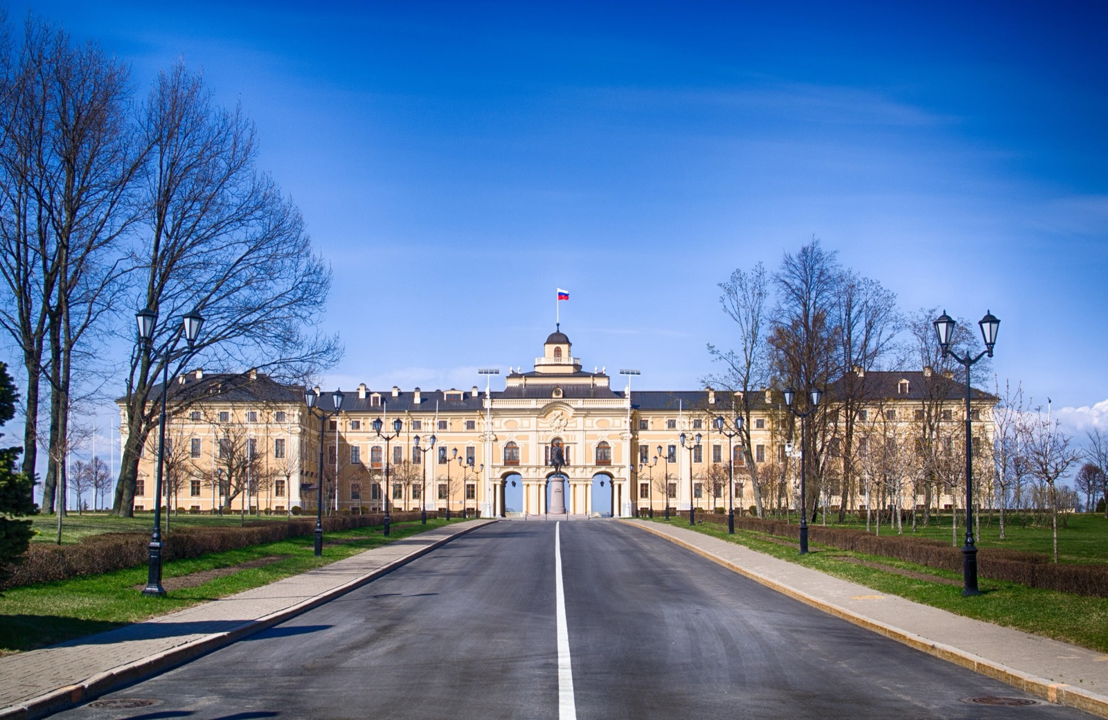 El Palacio Konstantinovsky, en Strelna (San Petersburgo), donde Putin recibió a Witkoff.