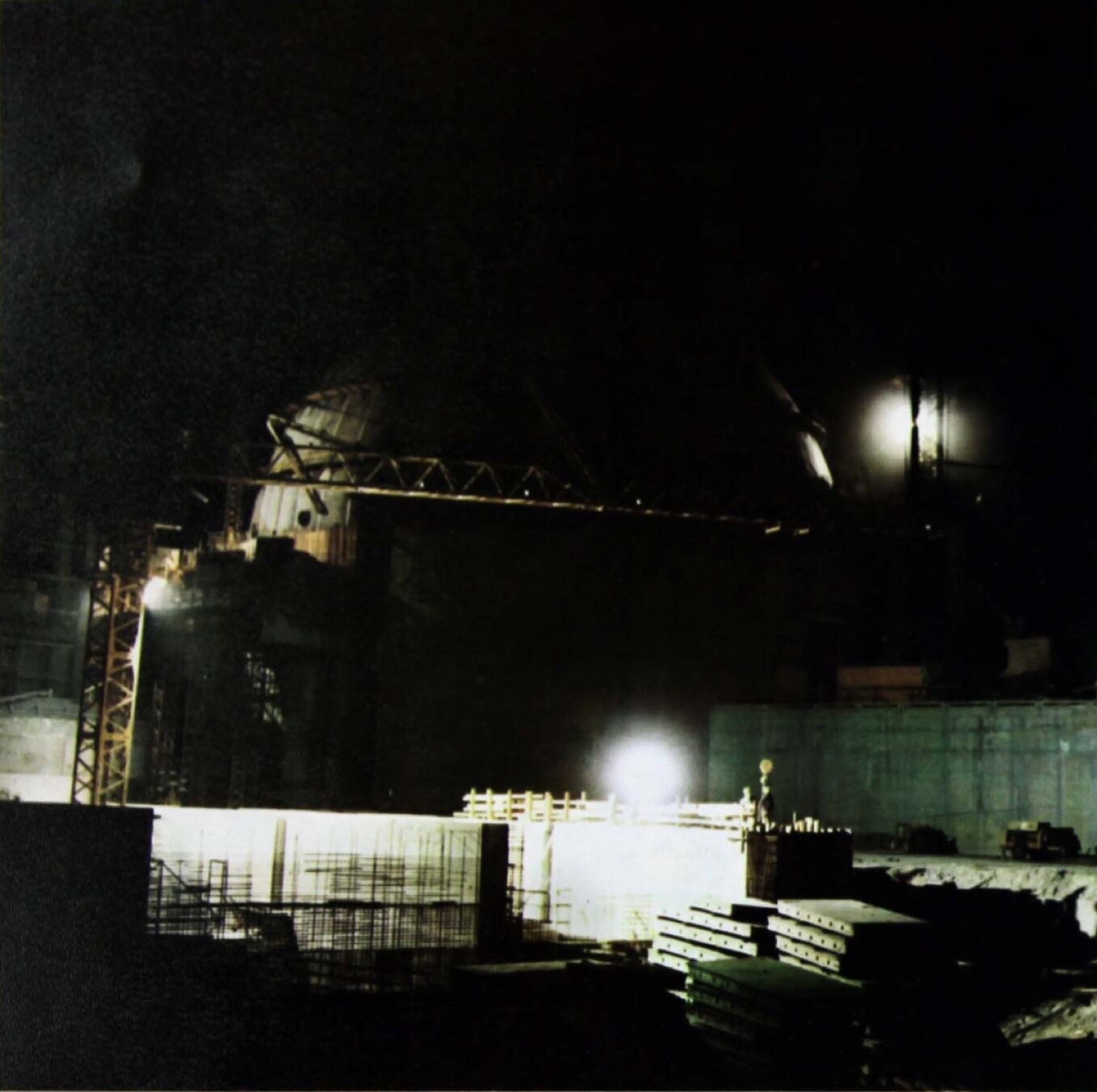 El edificio del reactor de la unidad 1 de la central nuclear de Bushehr, en Irán, durante su construcción (imagen de 1978).