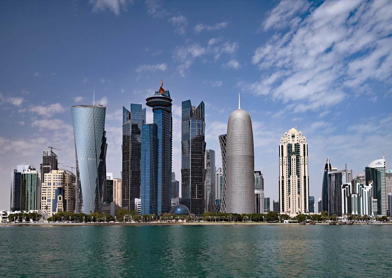 Vista de West Bay, en Doha, la capital de Qatar, donde debían continuar las conversaciones (foto de archivo).