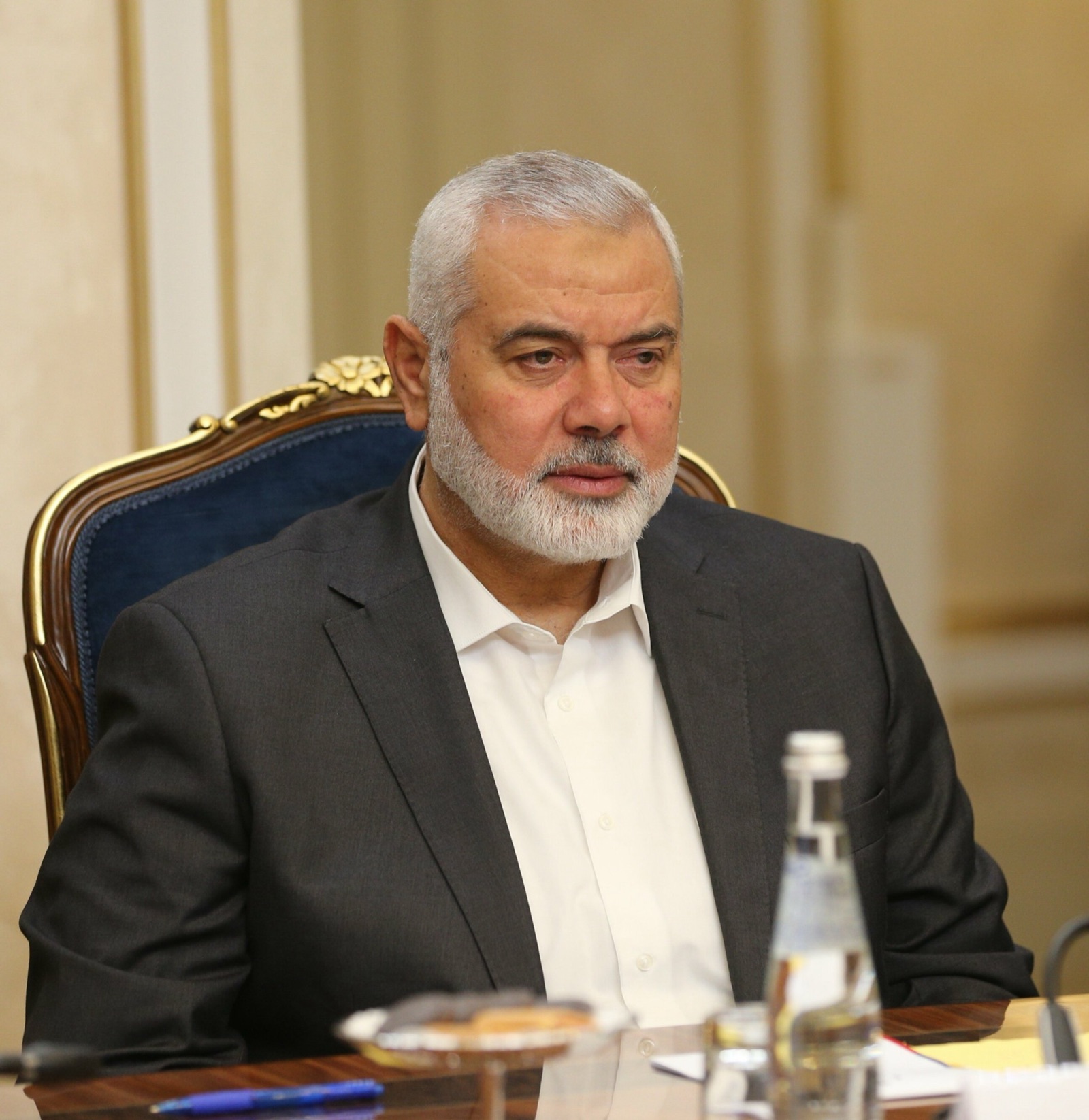 Ismail Haniyeh, jefe político de Hamás entre 2017 y 2024, durante una visita a Moscú en septiembre de 2022.