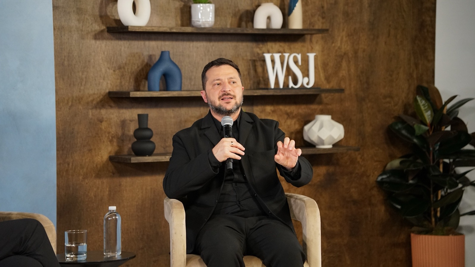 Volodímir Zelenski durante una entrevista en Nueva York en septiembre de 2026.