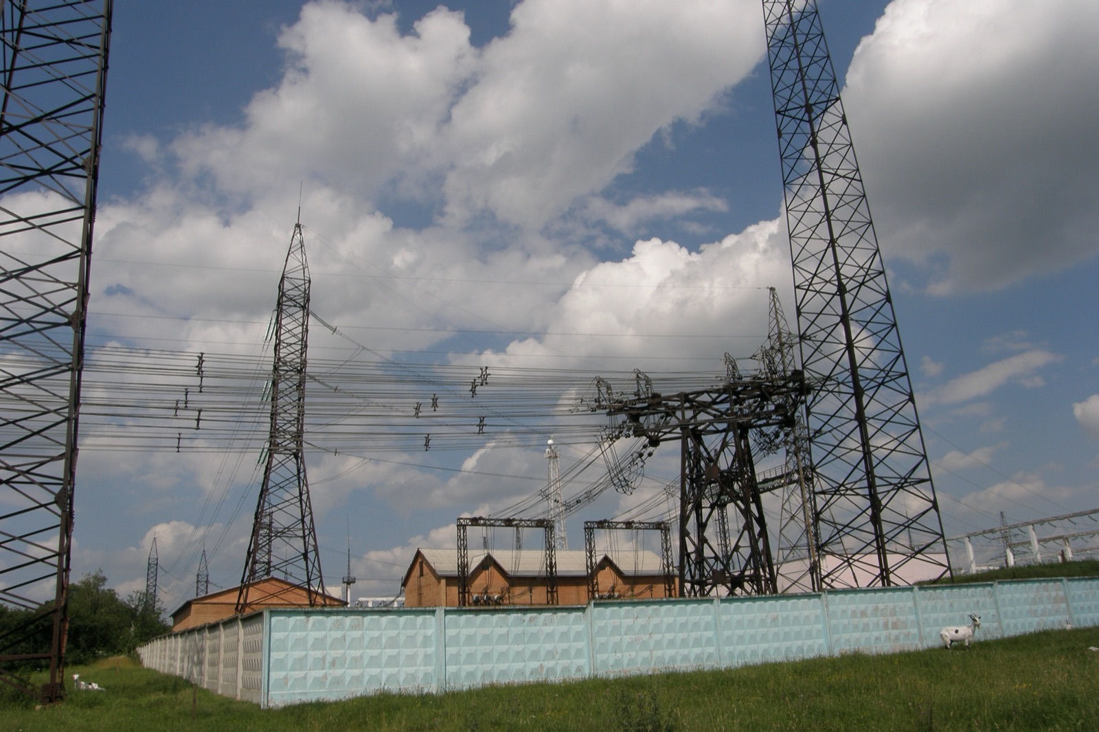 Una subestación eléctrica en Lutsk, en el oeste de Ucrania, una de las zonas alcanzadas por el ataque ruso (imagen de archivo).