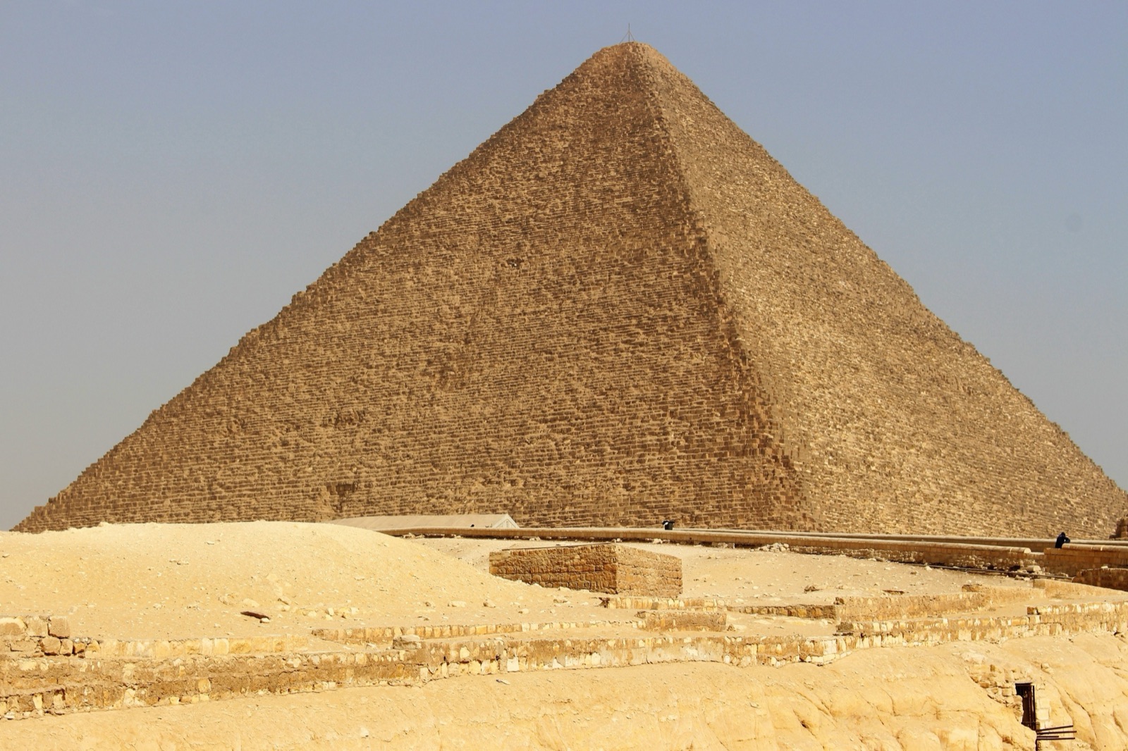 La Gran Pirámide de Guiza, en Egipto, la única de las siete maravillas del mundo antiguo que sigue en pie.