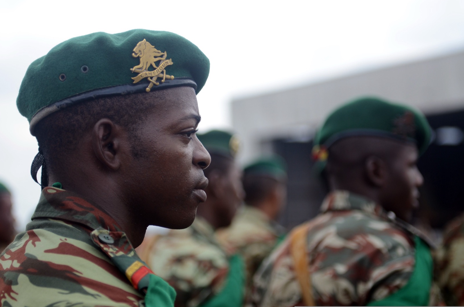 Soldados de Camerún durante una ceremonia del ejercicio Central Accord en Duala, en marzo de 2014 (imagen de archivo).