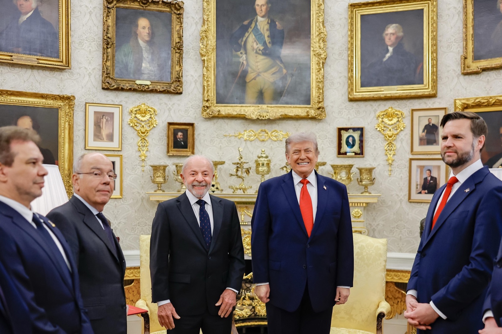 Lula da Silva y Donald Trump durante su encuentro en la Casa Blanca, en 2026.