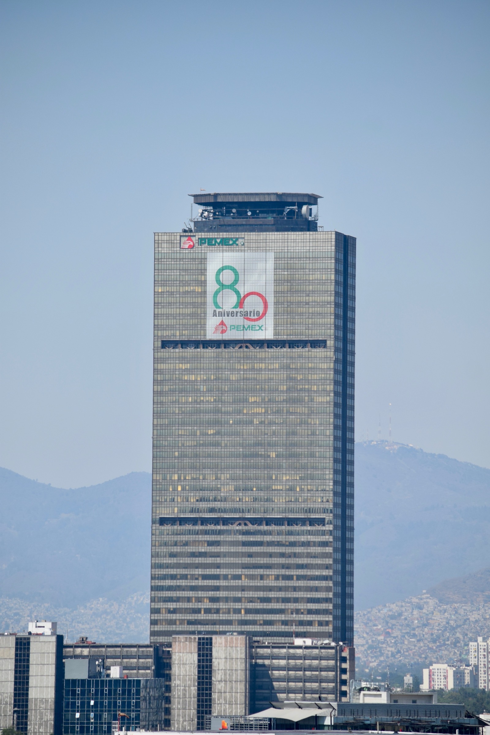 Torre Ejecutiva de Pemex, sede de la petrolera estatal mexicana en Ciudad de México.